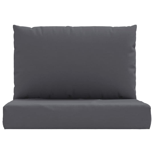 Dark grey Pallet Cushions 2 pcs Oxford Fabric featuring durable and breathable material for outdoor use.