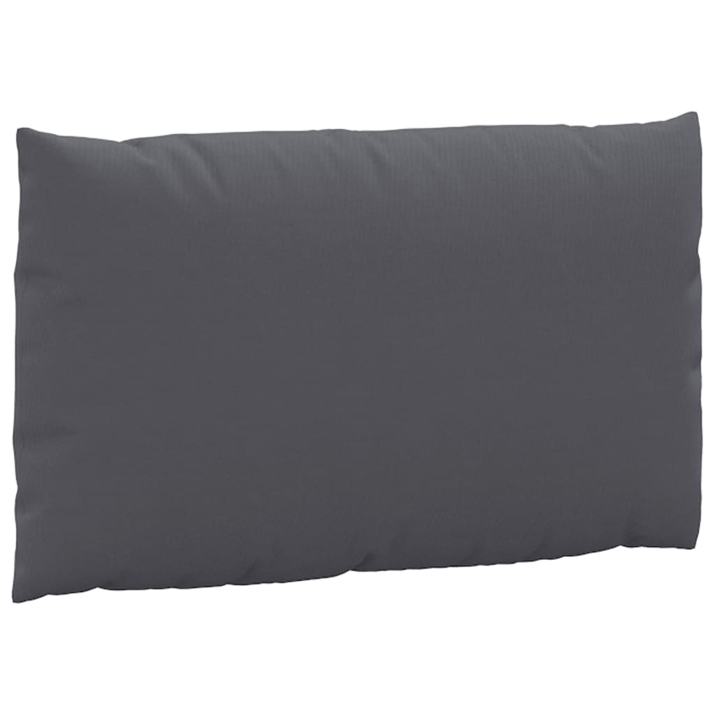 Pallet Cushions 2 pcs Oxford Fabric in grey, water-resistant, ultra-soft, ideal for outdoor use and comfort in garden or patio setups.