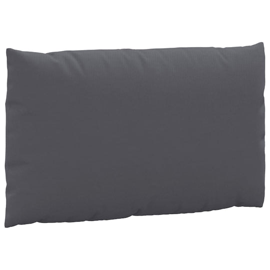 Pallet Cushions 2 pcs Oxford Fabric in grey, water-resistant, ultra-soft, ideal for outdoor use and comfort in garden or patio setups.