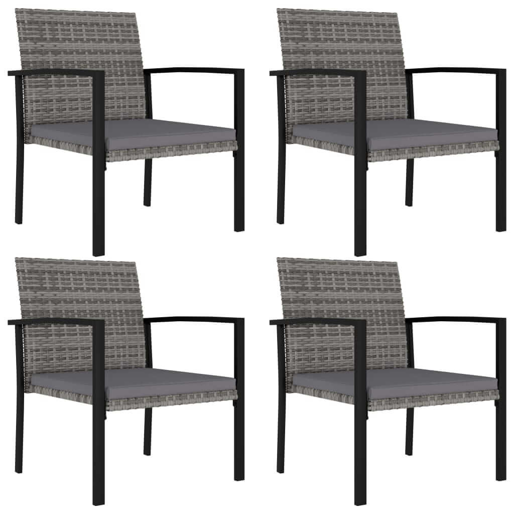 Garden Dining Chairs 4 pcs Poly Rattan . Furniture -> Outdoor Furniture -> Outdoor Seating -> Outdoor Chairs