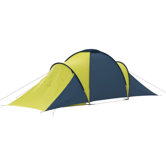 Camping Tent 6 Persons and Yellow , camping tent , Camping & Hiking -,garden decor,Gardening -,new-305021,Outdoor Living -,Outdoor Recreation -,Sporting Goods -,Tents