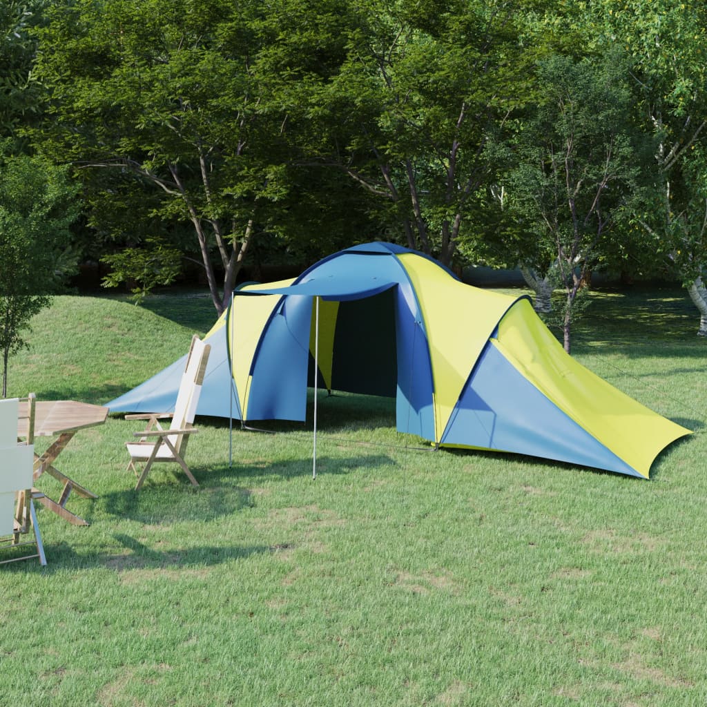 Camping Tent 6 Persons and Yellow , camping tent , Camping & Hiking -,garden decor,Gardening -,new-305021,Outdoor Living -,Outdoor Recreation -,Sporting Goods -,Tents