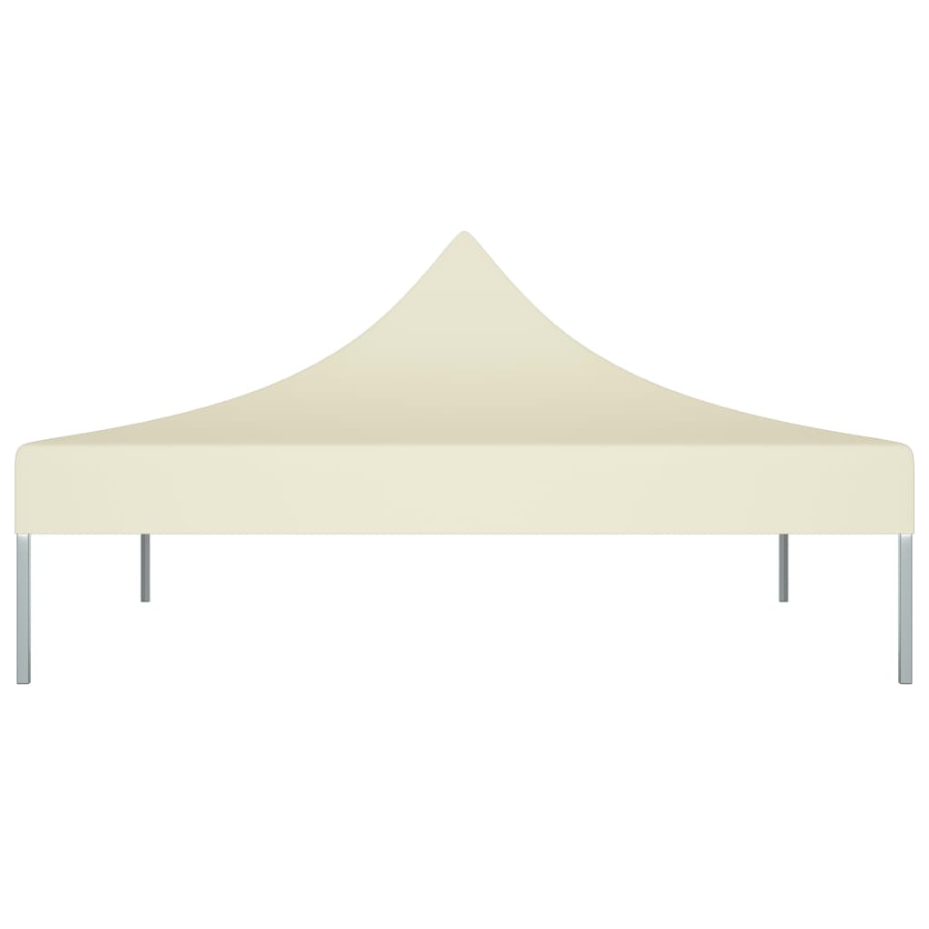 Cream party tent roof 2x2 m, weather-resistant, perfect for outdoor events and easily attaches to tent frames.