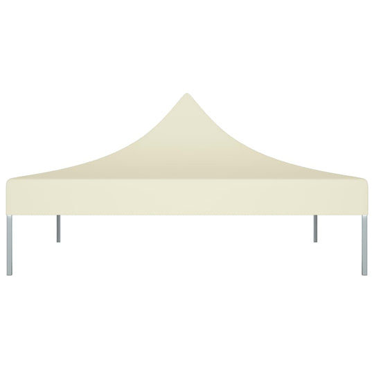 Cream party tent roof 2x2 m, weather-resistant, perfect for outdoor events and easily attaches to tent frames.