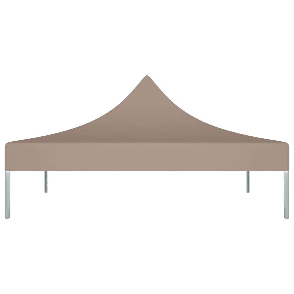 Party Tent Roof 2x2 m Taupe 270 g/m²