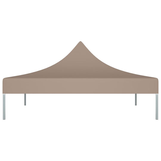 Party Tent Roof 2x2 m Taupe 270 g/m²