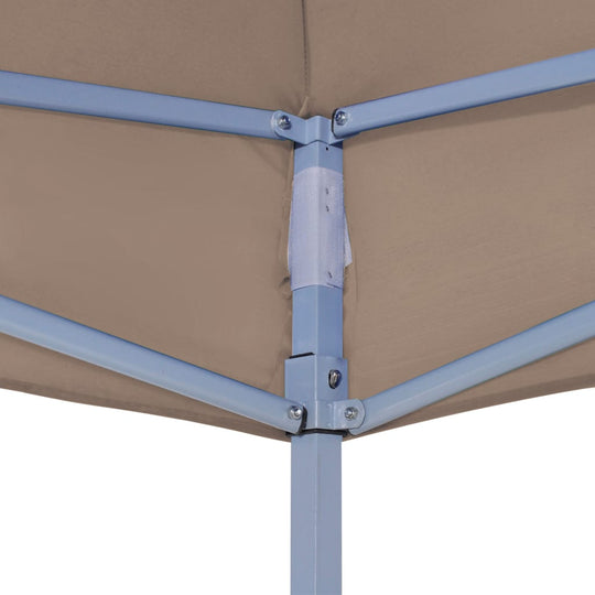 Party Tent Roof 2x2 m Taupe 270 g/m²