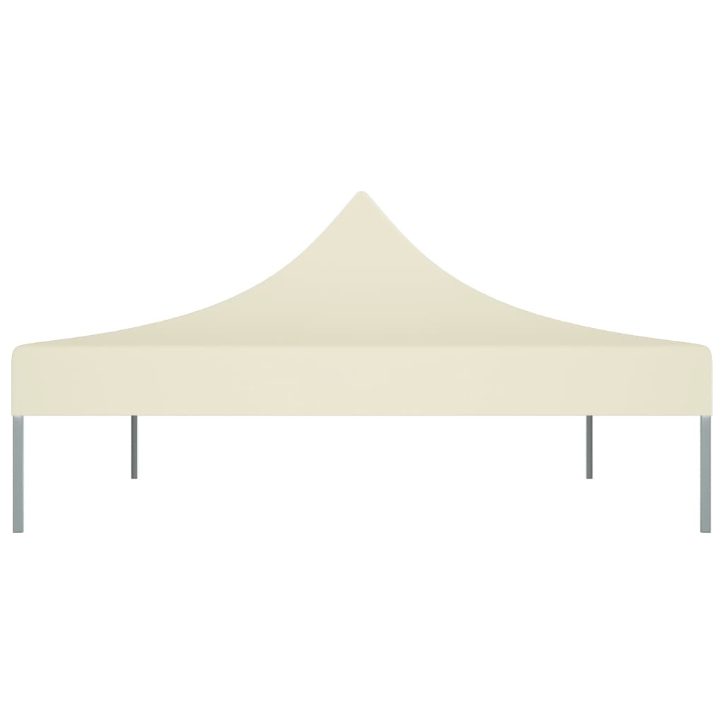 Cream 4.5x3 m party tent roof, UV-resistant, perfect for outdoor gatherings and events.