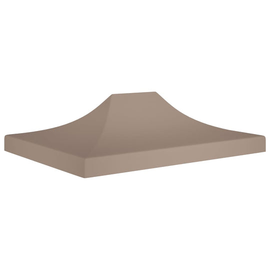 Party Tent Roof 4.5x3 m Taupe 270 g/m²