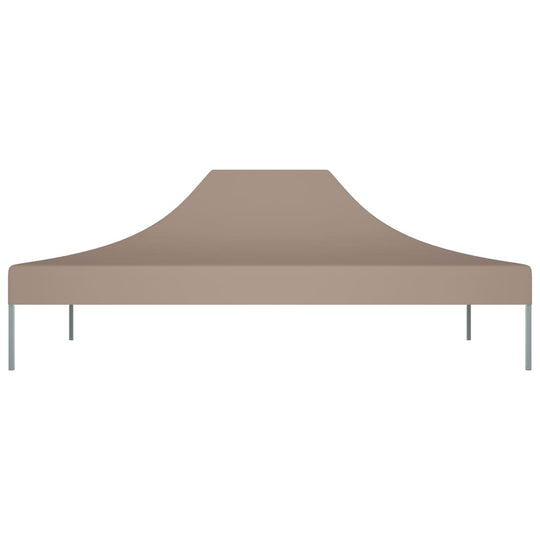 Party Tent Roof 4.5x3 m Taupe 270 g/m²