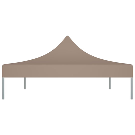 Party Tent Roof 4.5x3 m Taupe 270 g/m²