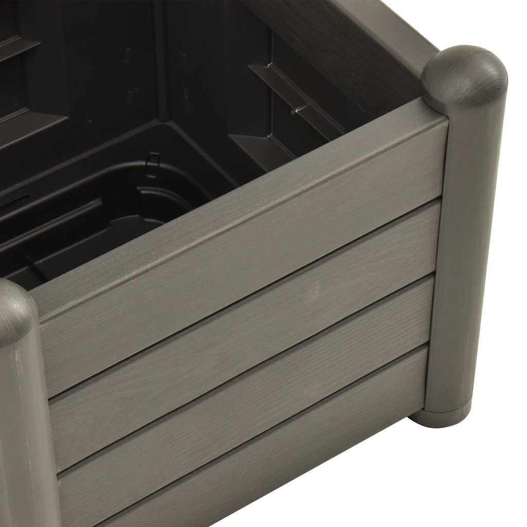 وعاء زراعة مع تعريشة، 43×43×142 سم، مصنوع من البولي بروبيلين.