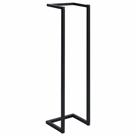 Towel Rack 25x20x95 cm Iron in black, sturdy and stylish bathroom accessory for towel organization.