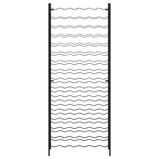 Wine Rack for 96 Bottles Iron, sturdy iron wine holder with a sleek design, perfect for home decor and wine display.