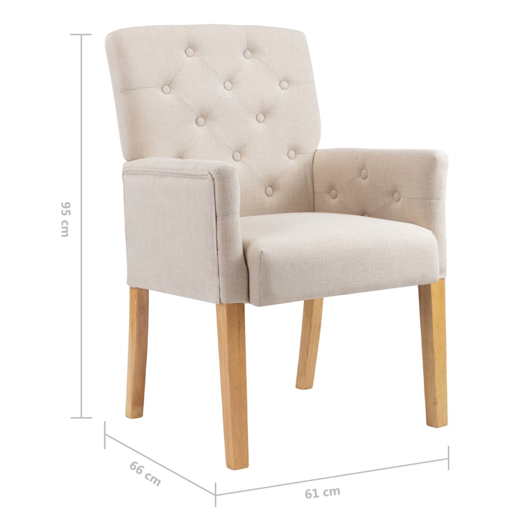 Dining Chairs with Armrests 2 pcs Fabric , Furniture -> Chairs -> Kitchen & Dining Room Chairs , Chairs -,Durable,eligant,Furniture -,Home & Garden -,Kitchen & Dining Room Chairs,Modern Design,new-305021