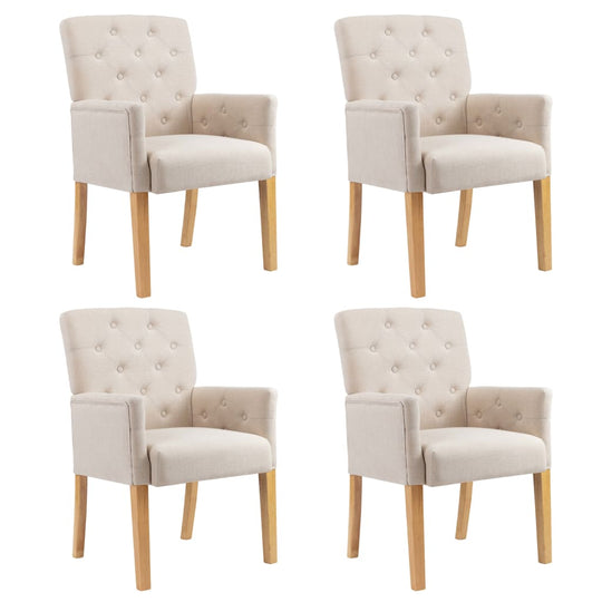 Dining Chairs with Armrests 4 pcs Fabric , Furniture -> Chairs -> Kitchen & Dining Room Chairs , Chairs -,Comfortable,dining room,fabric,Furniture -,Kitchen & Dining -,Kitchen & Dining Room Chairs,Modern Design,new-305021,set of 4