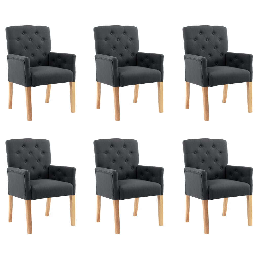 Dining Chairs with Armrests 4 pcs Fabric , Furniture -> Chairs -> Kitchen & Dining Room Chairs , Chairs -,Comfortable,dining room,fabric,Furniture -,Kitchen & Dining -,Kitchen & Dining Room Chairs,Modern Design,new-305021,set of 4