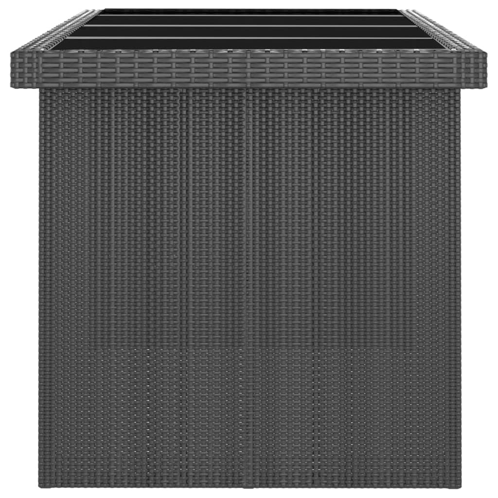 11 Piece Outdoor Dining Set with Cushions Poly Rattan showcasing its modern design and durable construction.