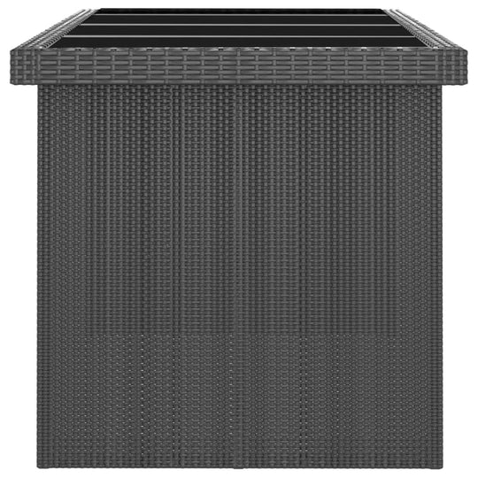 11 Piece Outdoor Dining Set with Cushions Poly Rattan showcasing its modern design and durable construction.