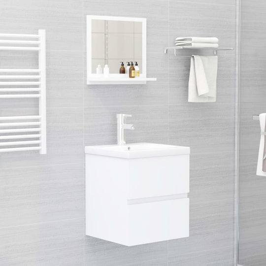 Bathroom Mirror 60x10.5x37 cm Engineered Wood , Bathroom mirror , Bathroom Vanity Units,Cabinets & Storage -,Frameless,Furniture -,Home Decor,Interior Design,Modern Design,new-305021,Vanity Units -,Wall-mounted