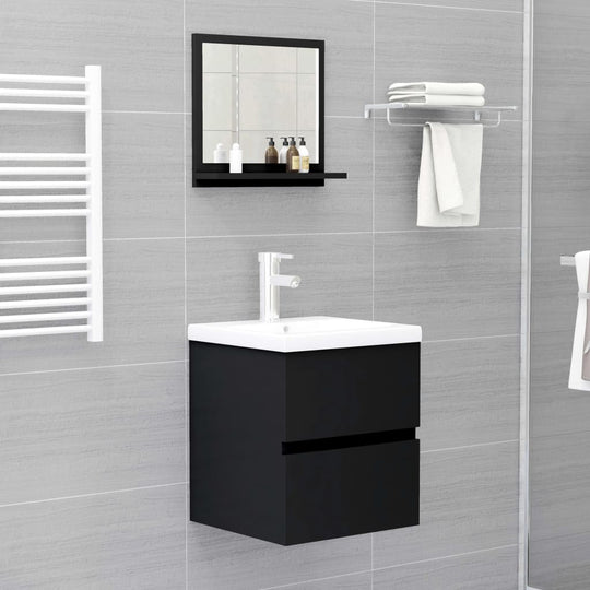 Bathroom Mirror 60x10.5x37 cm Engineered Wood , Bathroom mirror , Bathroom Vanity Units,Cabinets & Storage -,Frameless,Furniture -,Home Decor,Interior Design,Modern Design,new-305021,Vanity Units -,Wall-mounted