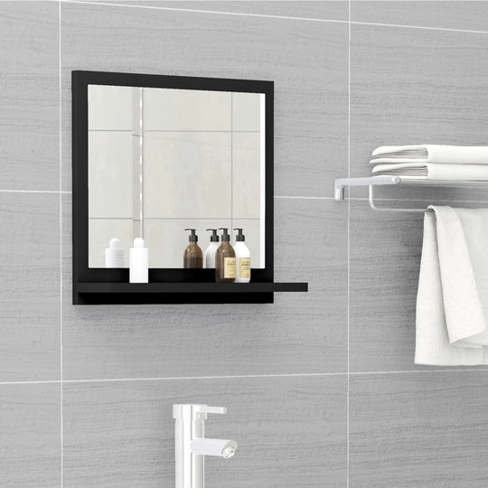 Bathroom Mirror 60x10.5x37 cm Engineered Wood , Bathroom mirror , Bathroom Vanity Units,Cabinets & Storage -,Frameless,Furniture -,Home Decor,Interior Design,Modern Design,new-305021,Vanity Units -,Wall-mounted