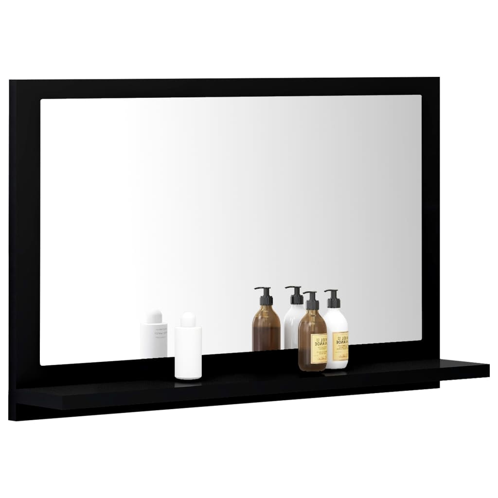 Bathroom Mirror 60x10.5x37 cm Engineered Wood , Bathroom mirror , Bathroom Vanity Units,Cabinets & Storage -,Frameless,Furniture -,Home Decor,Interior Design,Modern Design,new-305021,Vanity Units -,Wall-mounted