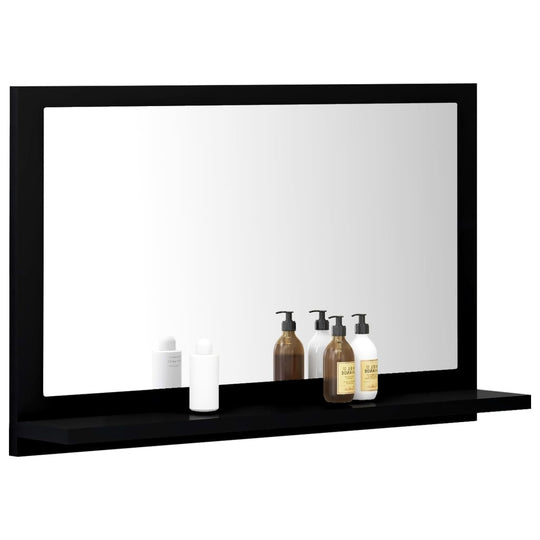 Bathroom Mirror 60x10.5x37 cm Engineered Wood , Bathroom mirror , Bathroom Vanity Units,Cabinets & Storage -,Frameless,Furniture -,Home Decor,Interior Design,Modern Design,new-305021,Vanity Units -,Wall-mounted