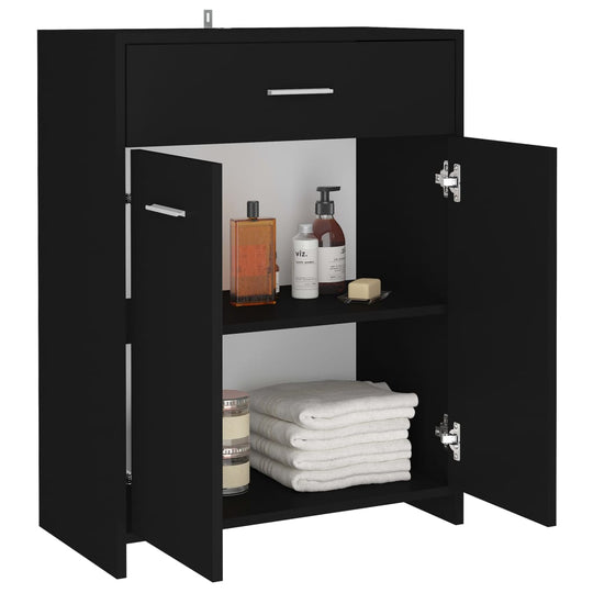 Bathroom Cabinet 60x33x80 cm Engineered Wood , Furniture -> Furniture Sets -> Bathroom Furniture Sets , Bathroom Furniture Sets,Cabinets & Storage -,eligant,Furniture -,Furniture Sets -,Home & Garden -,Modern Design,new-305021,Wooden Furniture