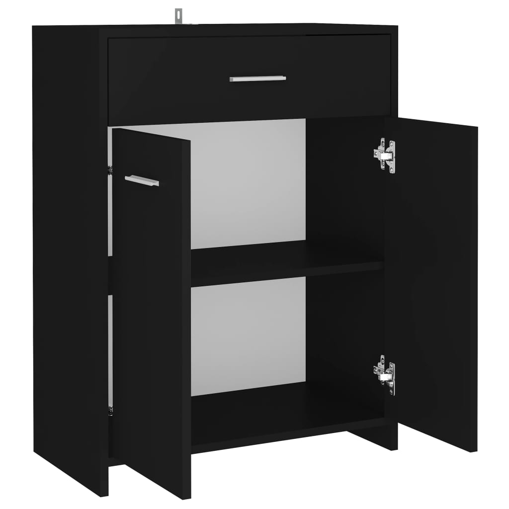 Bathroom Cabinet 60x33x80 cm Engineered Wood , Furniture -> Furniture Sets -> Bathroom Furniture Sets , Bathroom Furniture Sets,Cabinets & Storage -,eligant,Furniture -,Furniture Sets -,Home & Garden -,Modern Design,new-305021,Wooden Furniture