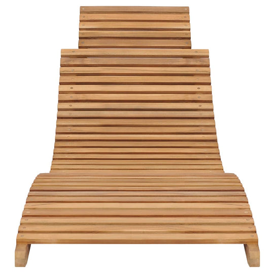 3 Piece Folding Garden Lounge Set Solid Teak Wood featuring a stylish and durable teak lounge chair.