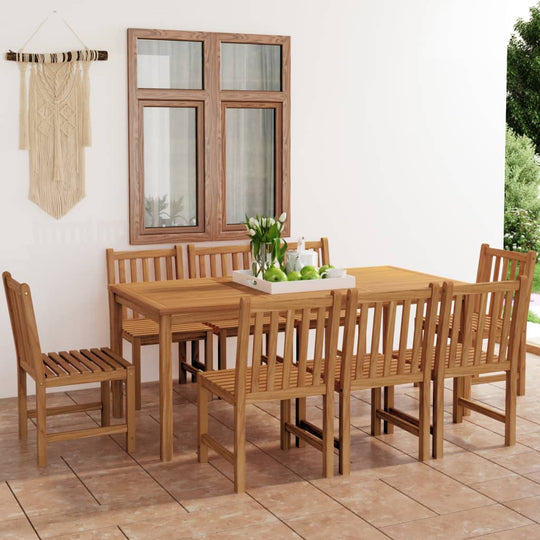 9 Piece Garden Dining Set Solid Teak Wood , Furniture -> Outdoor Furniture -> Outdoor Furniture Sets , Chairs -,Durable,eligant,Furniture -,Home & Garden -,Modern Design,new-305021,Outdoor Furniture -,Outdoor Furniture Sets,Outdoor Seating -,Tables -,Wood