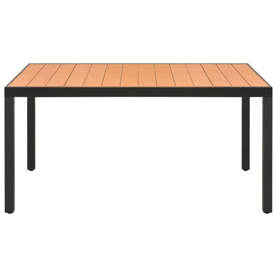 Garden Dining Set 7 Piece and Brown