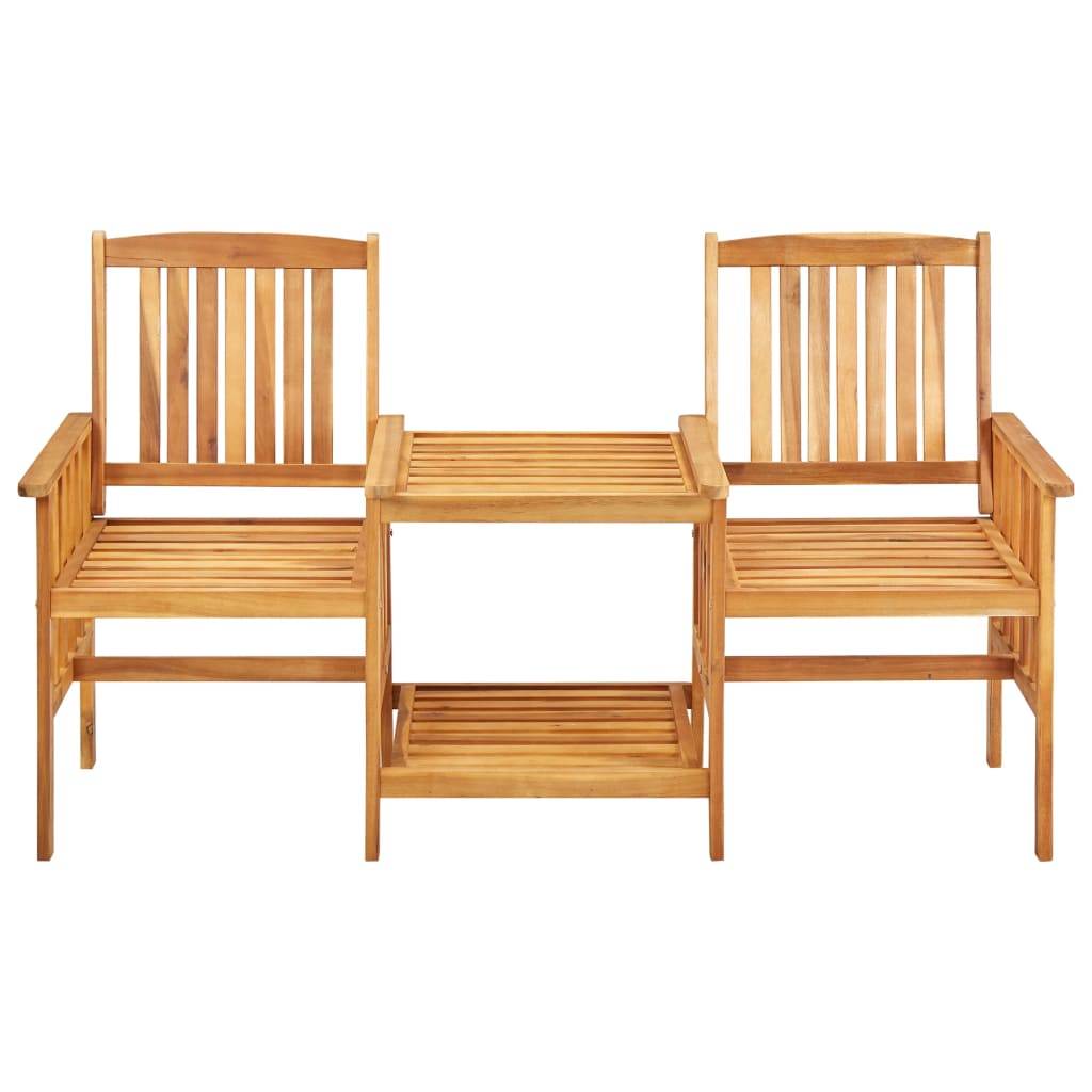 Garden Chairs with Tea Table and Cushions Solid Acacia Wood , Furniture -> Outdoor Furniture -> Outdoor Furniture Sets , Durable,eligant,Furniture -,Home & Garden -,Modern Design,new-305021,Outdoor Furniture -,Outdoor Furniture Sets,Wooden Furniture