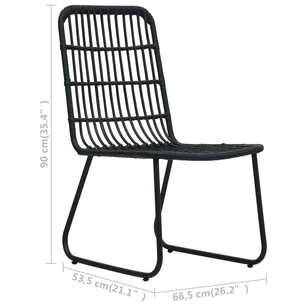 5 Piece Outdoor Dining Set Poly Rattan and Glass , Furniture -> Outdoor Furniture -> Outdoor Furniture Sets , black,Chairs -,Decor -,Durable,eligant,Furniture -,Home & Garden -,Home Decor,Modern Design,new-305021,Outdoor Furniture -,Outdoor Furniture Sets