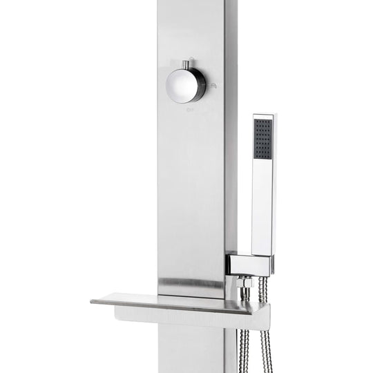 Garden Shower 220 cm Stainless Steel