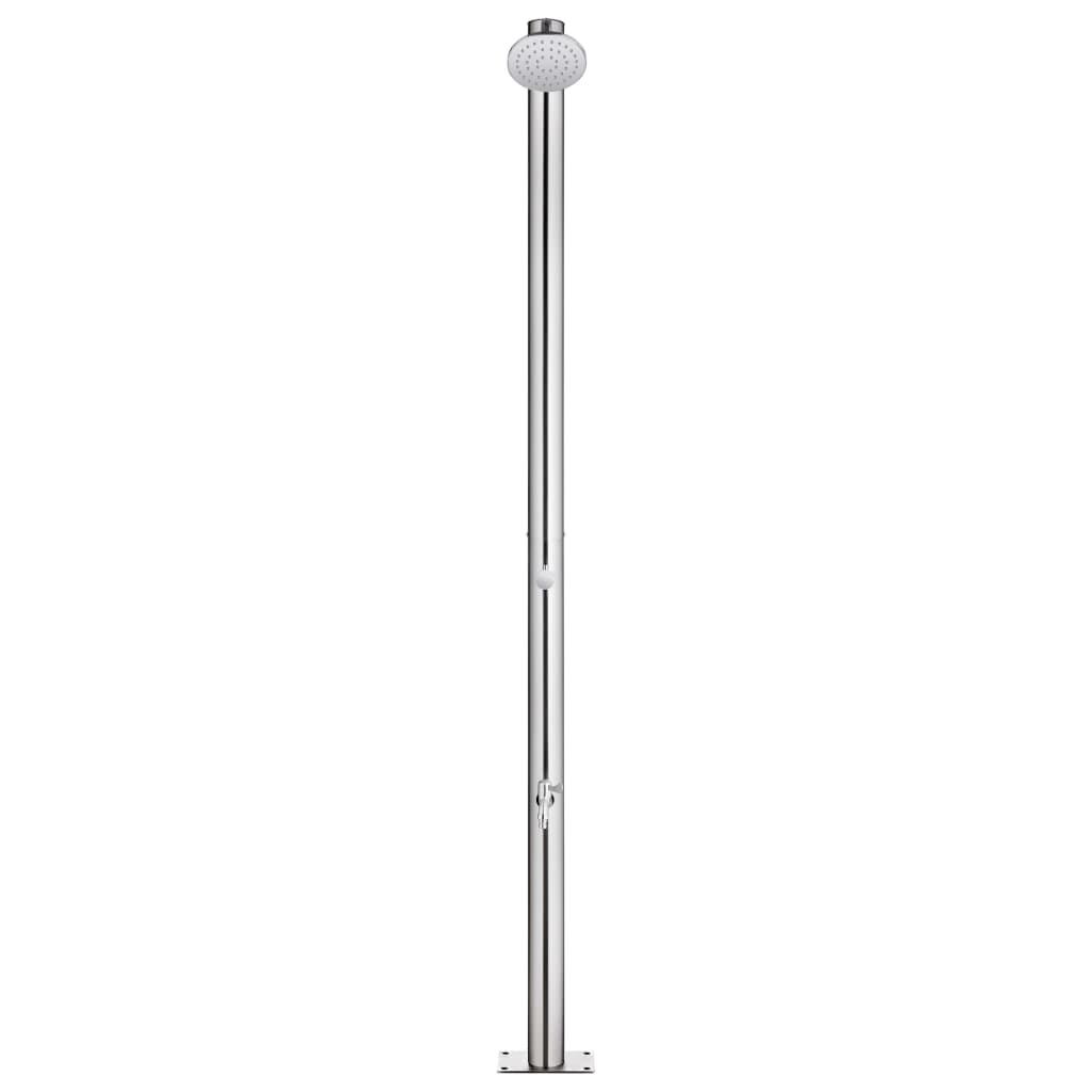 Garden Shower 215 cm Stainless Steel