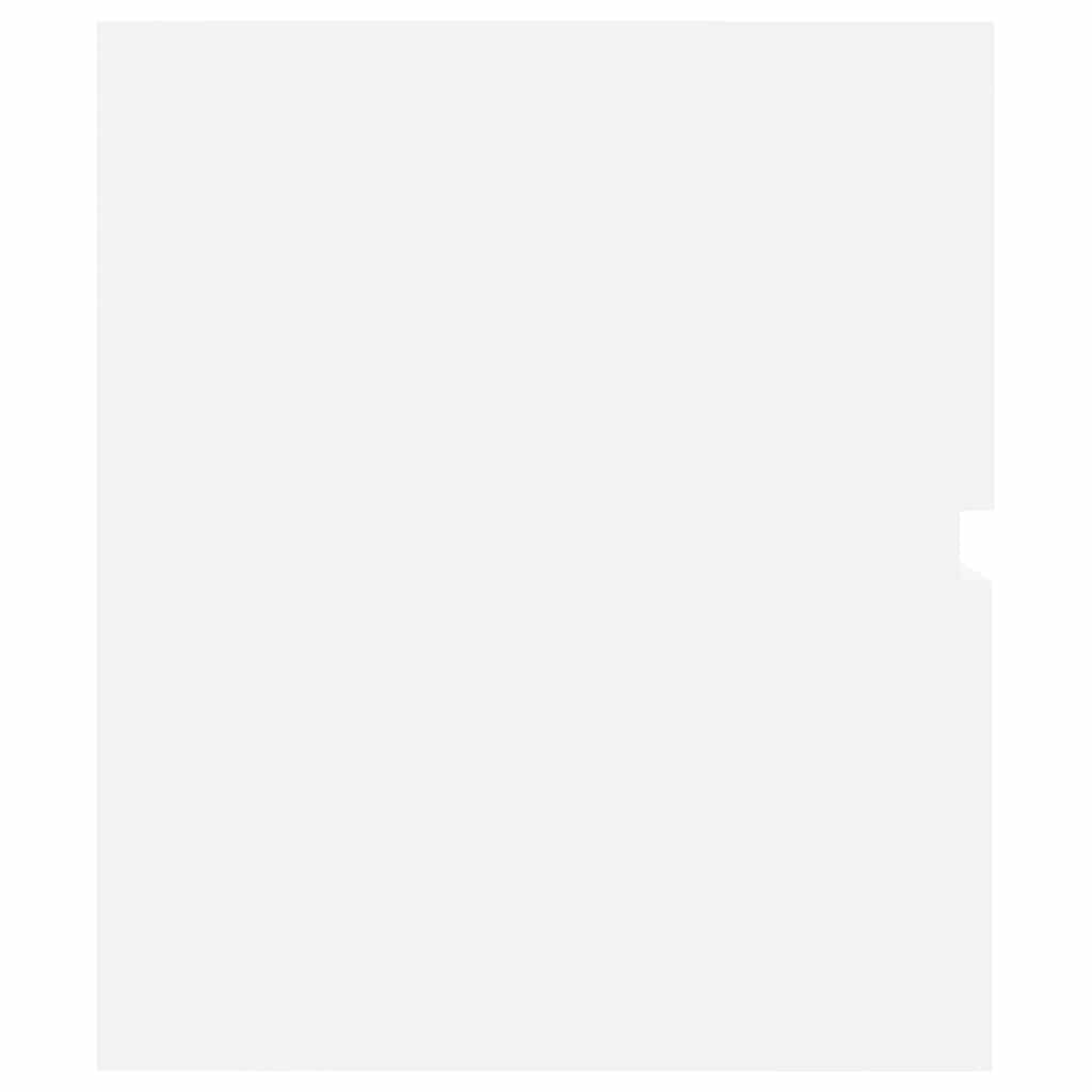 VidaXL 2 Piece Bathroom Furniture Set White Engineered Wood