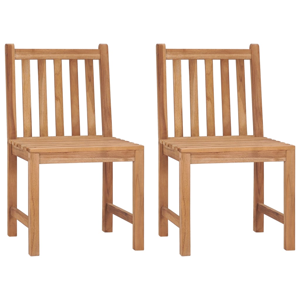 Garden Chairs 2 pcs with Cushions Solid Teak Wood , Furniture -> Outdoor Furniture -> Outdoor Seating -> Outdoor Chairs , Chairs -,Decor -,Durable,eligant,Furniture -,Home & Garden -,Home Decor,Modern Design,new-305021,Outdoor Chairs,Outdoor Furniture -,O