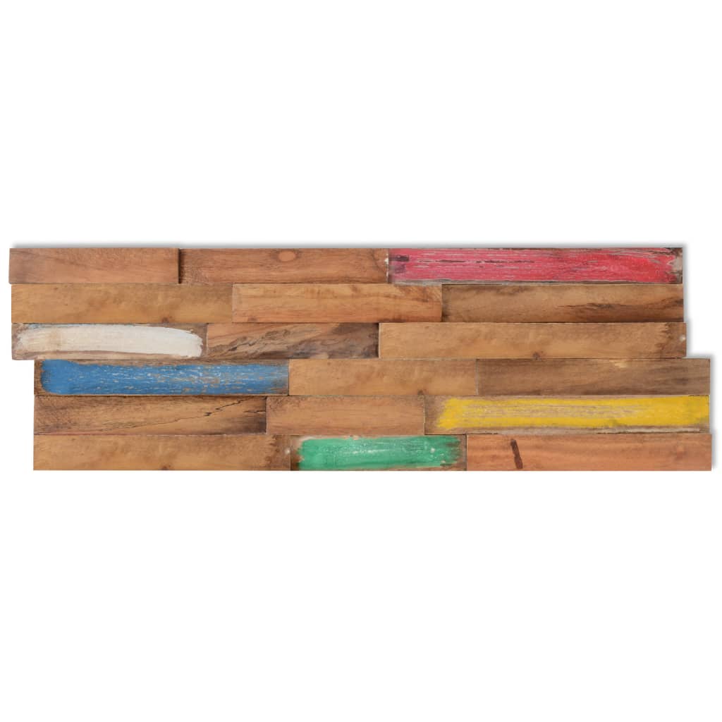 Wall Cladding Panels 10 pcs 1.03 m² Solid Teak Wood