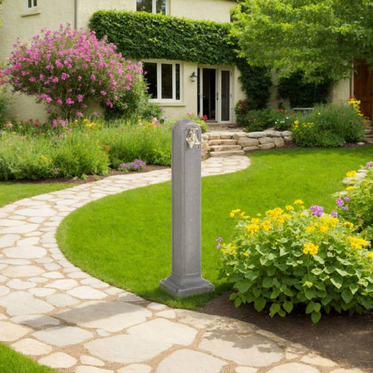 Garden Tanker with Faucet Light Grey Stone Look