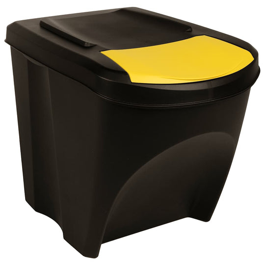 Stackable Dustbins 3 pcs  75 L