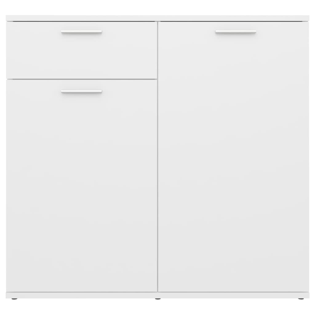 Sideboard 80×36×75 cm – Engineered Wood Storage Cabinet | Modern Furniture UAE & Dubai with minimalist design, 2 doors, and a drawer