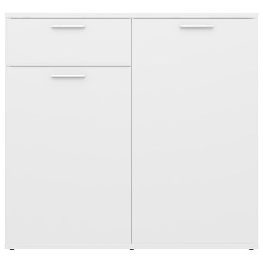 Sideboard 80×36×75 cm – Engineered Wood Storage Cabinet | Modern Furniture UAE & Dubai with minimalist design, 2 doors, and a drawer