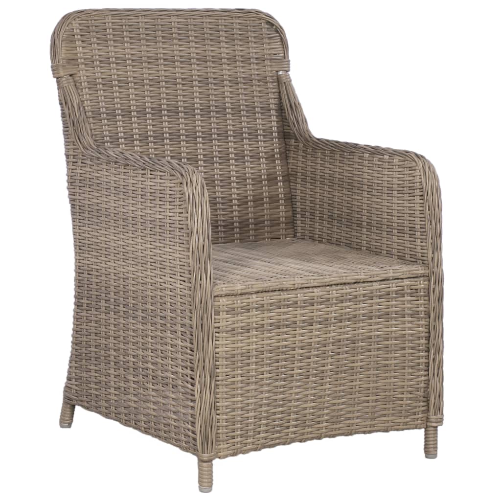 Stylish weather-resistant rattan outdoor chair, perfect for enhancing garden and patio furniture aesthetics.