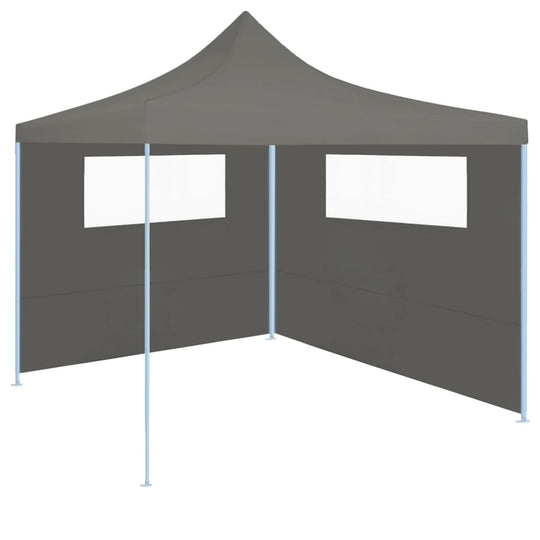 Gazebo Sidewalls with Windows 2 pcs Anthracite