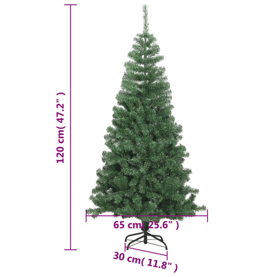 Artificial Christmas Tree with Stand 120 cm 230 Branches