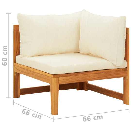 2 Piece Garden Lounge Set with Dark Cushions Acacia Wood , Furniture -> Outdoor Furniture -> Outdoor Seating -> Outdoor Sectional Sofa Units , Chairs -,Decor -,Durable,eligant,Furniture -,Home & Garden -,Modern Design,new-305021,Outdoor Furniture -,Outdoo