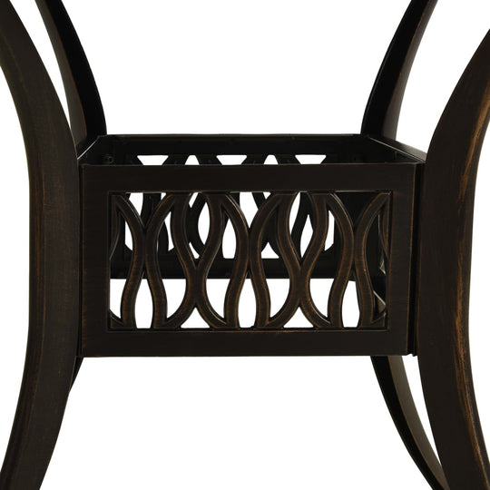 3 Piece Bistro Set Cast Aluminium Bronze , Furniture -> Outdoor Furniture -> Outdoor Furniture Sets , brown,Durable,eligant,Furniture -,Home & Garden -,metal,Modern Design,new-305021,Outdoor Furniture -,Outdoor Furniture Sets