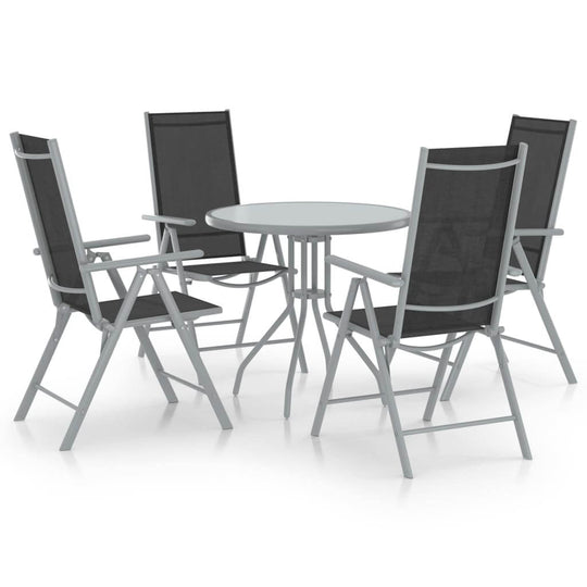 Durable aluminium garden furniture set for patio, balcony, or terrace
